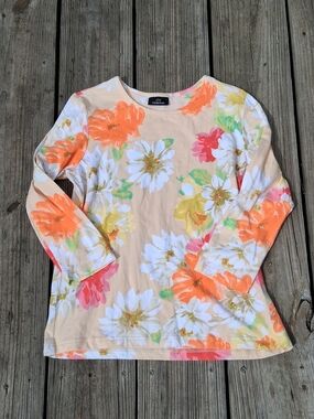 Thompson Peach and Orange Graphic Tee